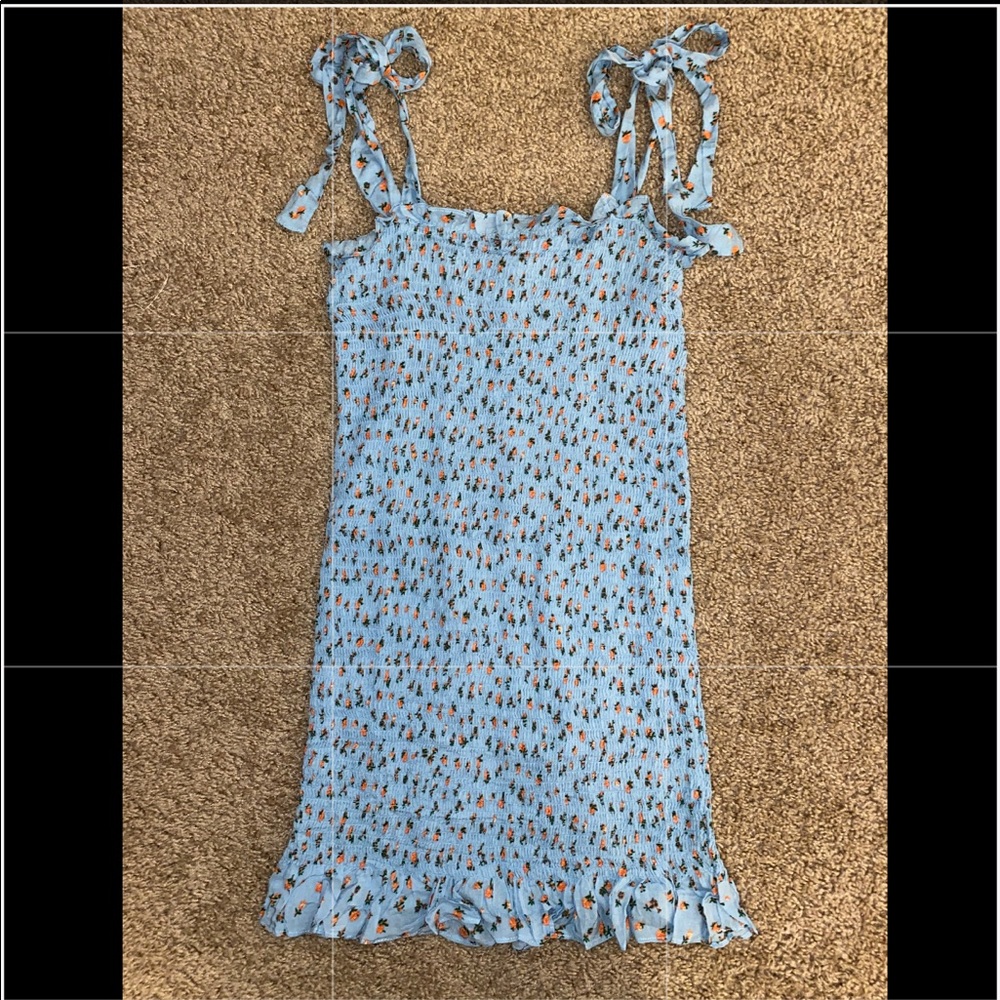 Free People Floral Smocked Dress